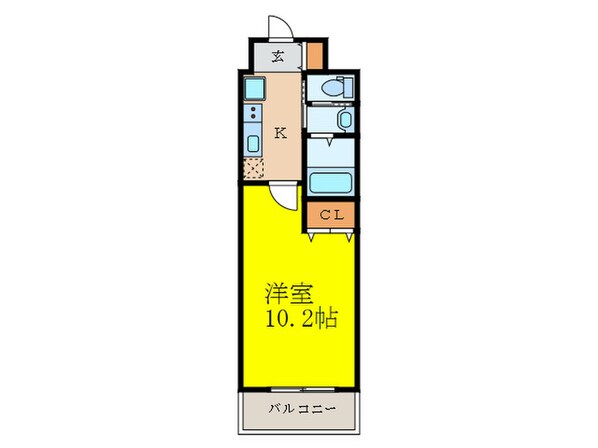 クローバー・メゾン江坂の物件間取画像